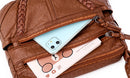 Bolsa versátil de couro - Galileia -  Frete Grátis