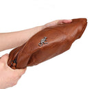 Bolsa de Couro Transversal  -  Frete Grátis