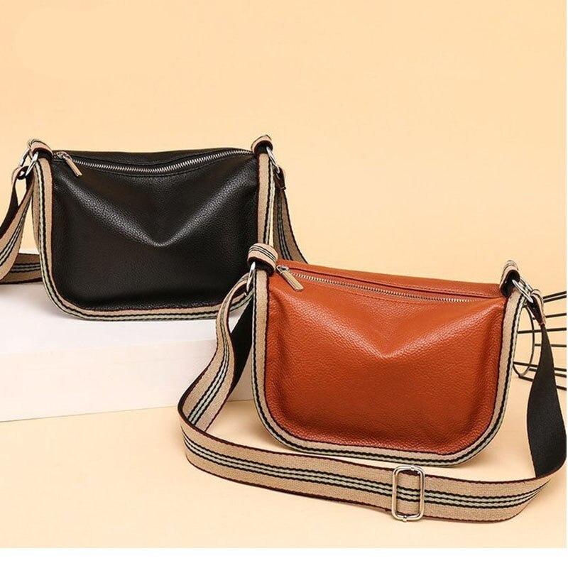 Bolsa de Couro Crossbody - Martinez - Frete Grátis