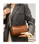 Bolsa Crossbody em Couro - Boston - Frete Grátis