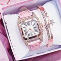 Relógio Feminino Quartz Princess + Bracelete [BRINDE EXCLUSIVO] - Shop Da Fábrica
