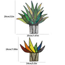 🌺 Planta Em Vitral Decorativa🌺 - Shop Da Fábrica